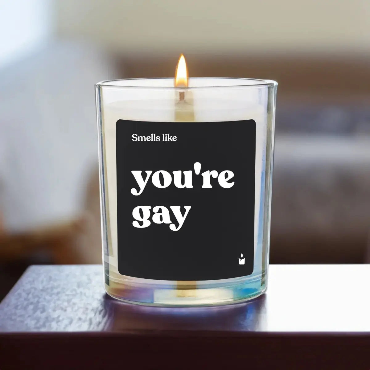 Duftkerze Rainbow Woody Smells like you're gay von ChattyCandles
