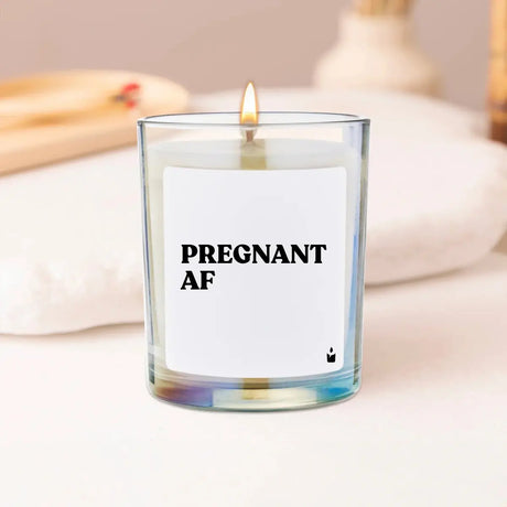 Duftkerze Rainbow Woody Pregnant AF von ChattyCandles