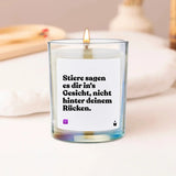 Duftkerze Rainbow Woody Stiere sagen es dir in's Gesicht, nicht hinter deinem Rücken. von ChattyCandles