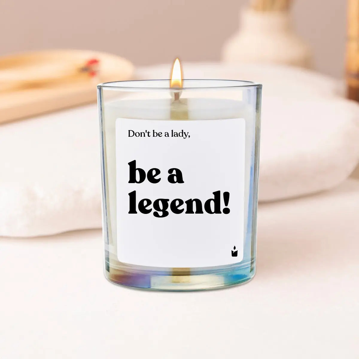 Duftkerze Rainbow Flowery be a legend! von ChattyCandles