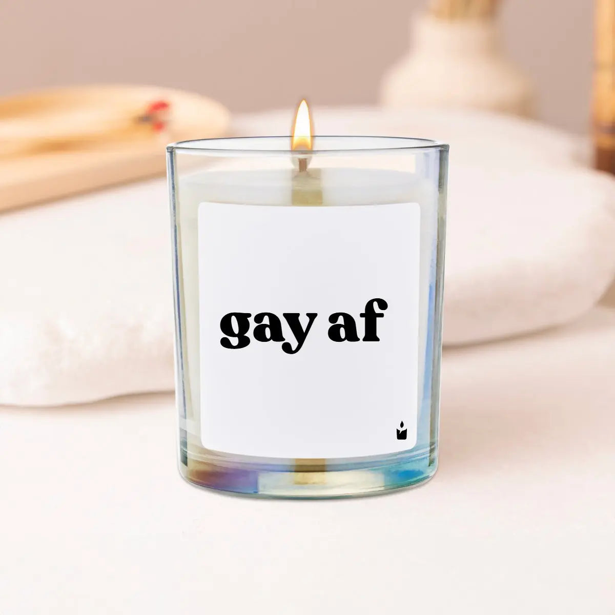 Duftkerze Rainbow Woody gay af von ChattyCandles