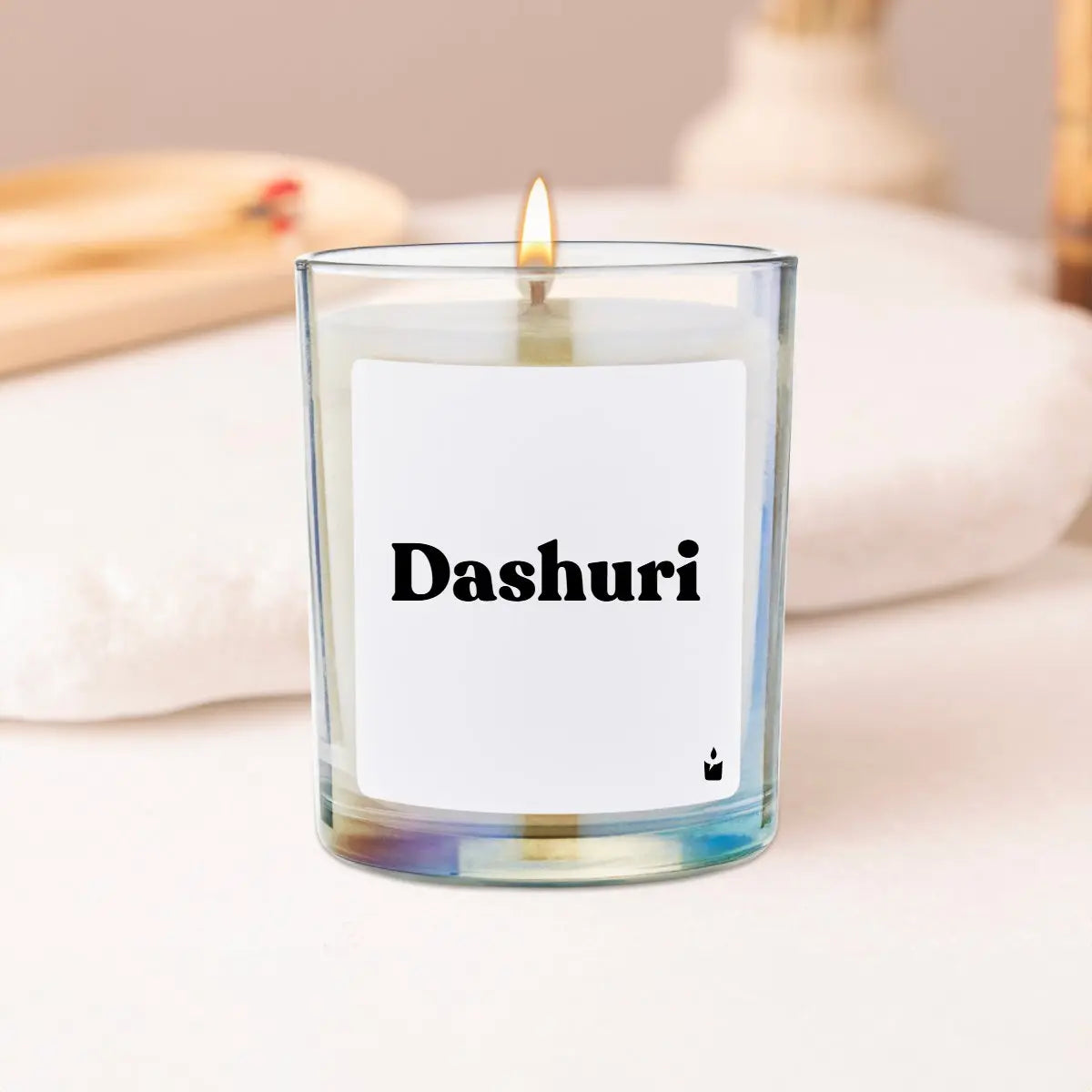 Duftkerze Rainbow Woody Dashuri von ChattyCandles
