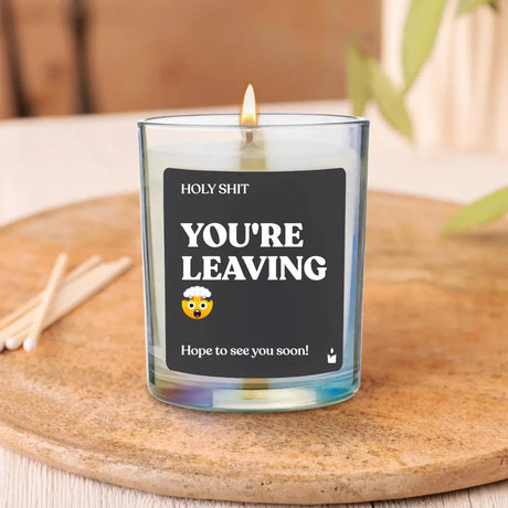 Duftkerze Rainbow Woody Holy shit. You're leaving von ChattyCandles