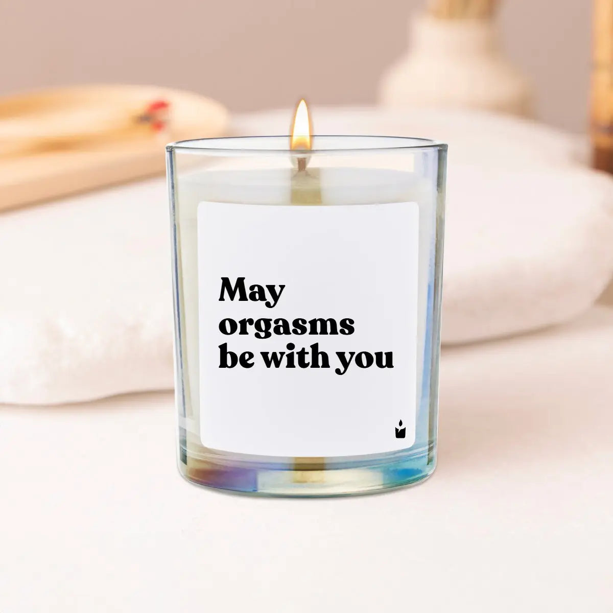 Duftkerze Rainbow Woody May orgasms be with you von ChattyCandles