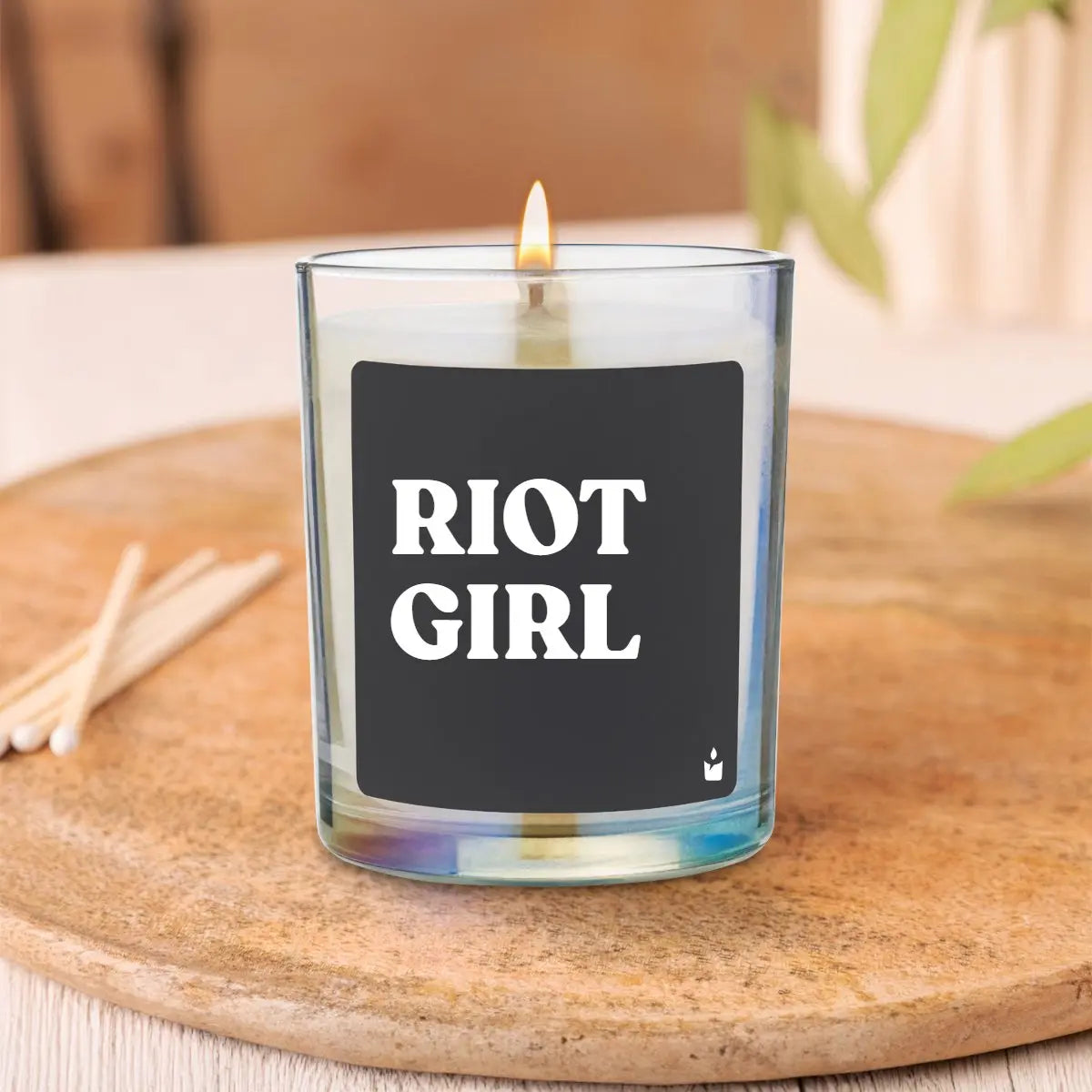 Duftkerze Rainbow Woody Riot Girl von ChattyCandles