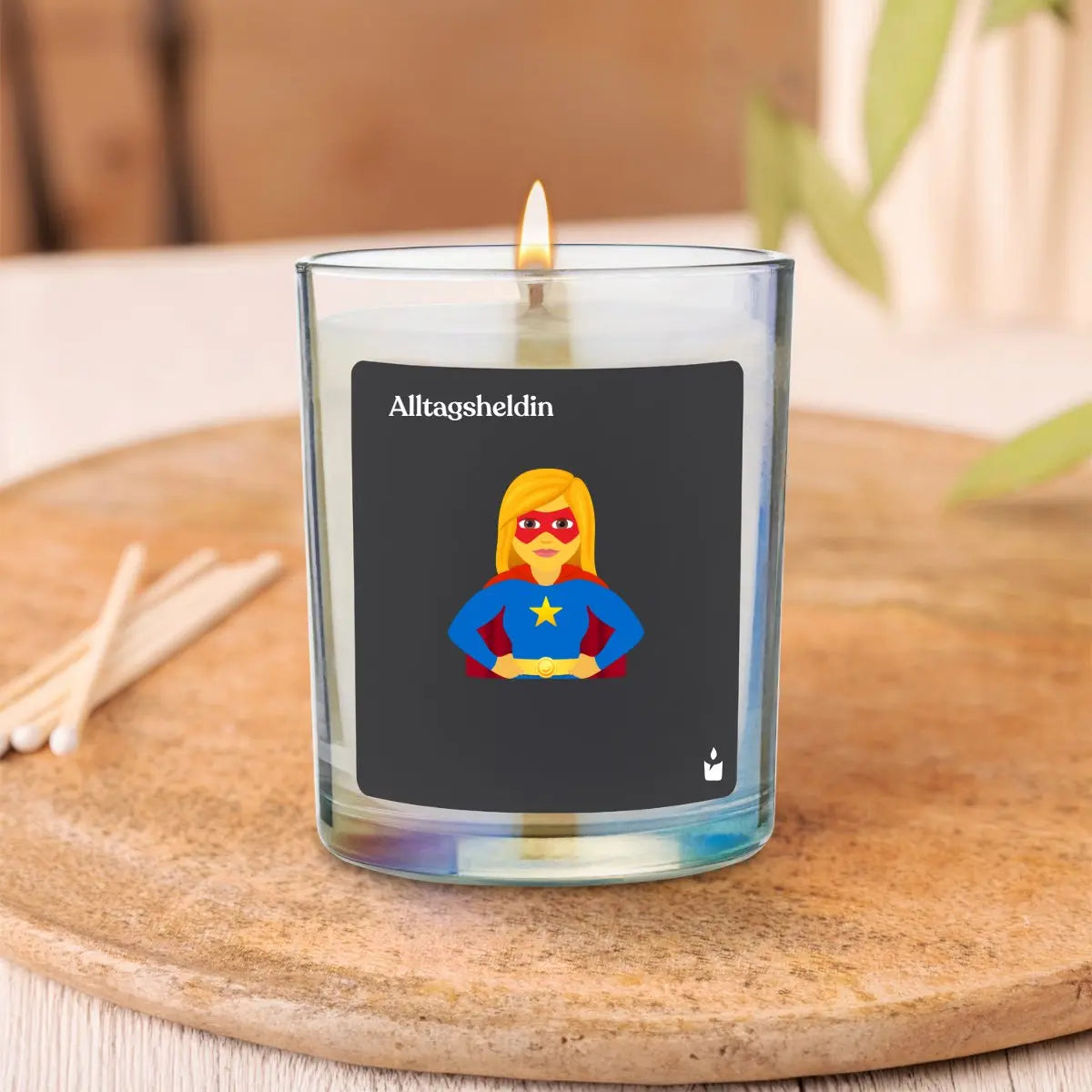 Duftkerze Rainbow Woody Alltagsheldin von ChattyCandles