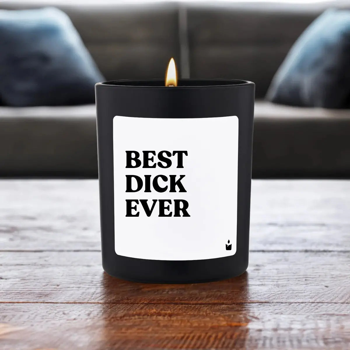 Duftkerze Schwarz Woody Best Dick Ever von ChattyCandles