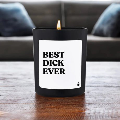 Duftkerze Schwarz Woody Best Dick Ever von ChattyCandles