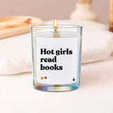 Duftkerze Rainbow Flowery Hot girls read books von ChattyCandles