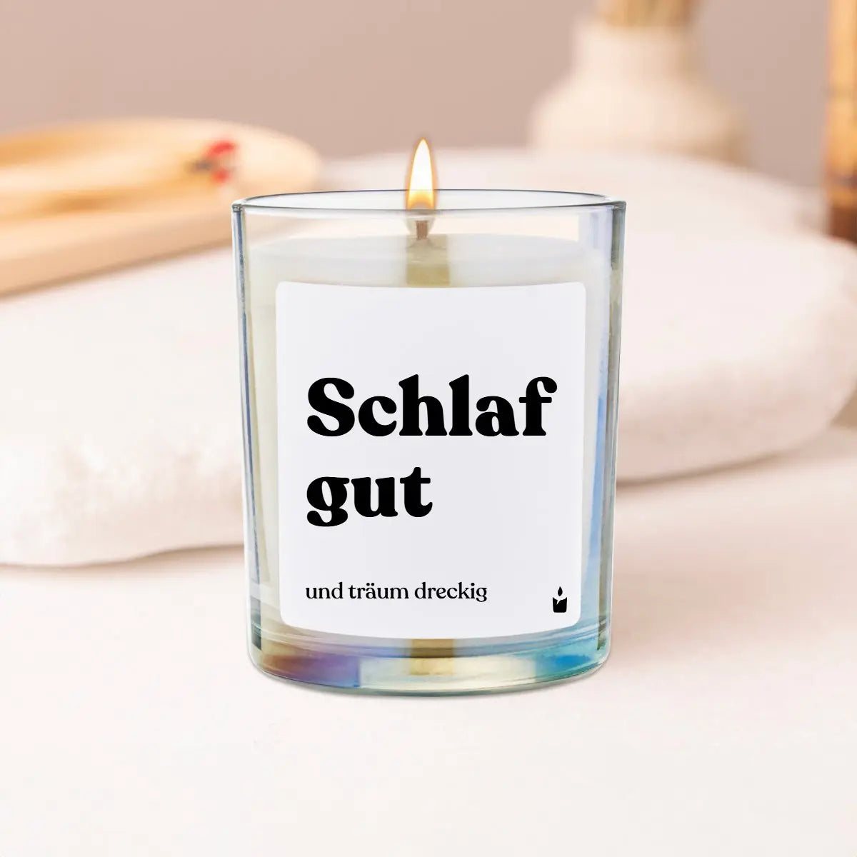 Duftkerze Rainbow Woody Schlaf gut und träum dreckig von ChattyCandles