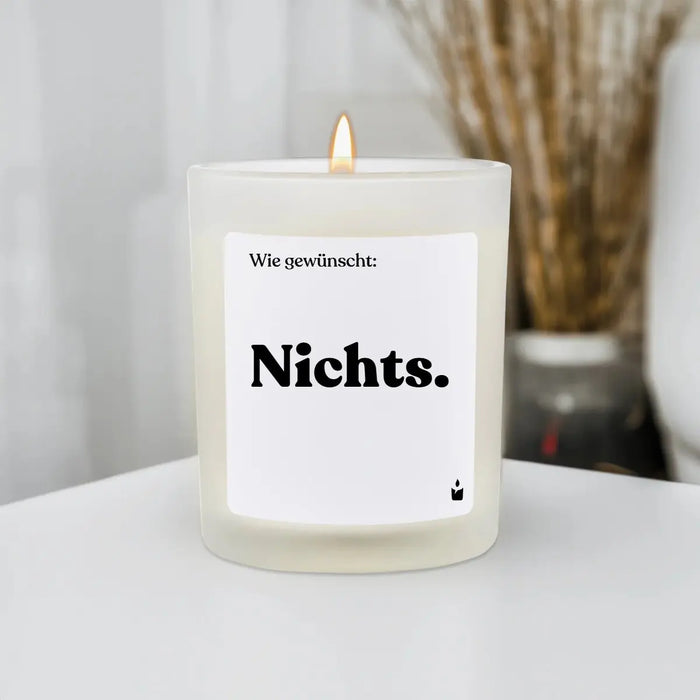 Duftkerze Flowery Wie gewünscht: Nichts. von ChattyCandles