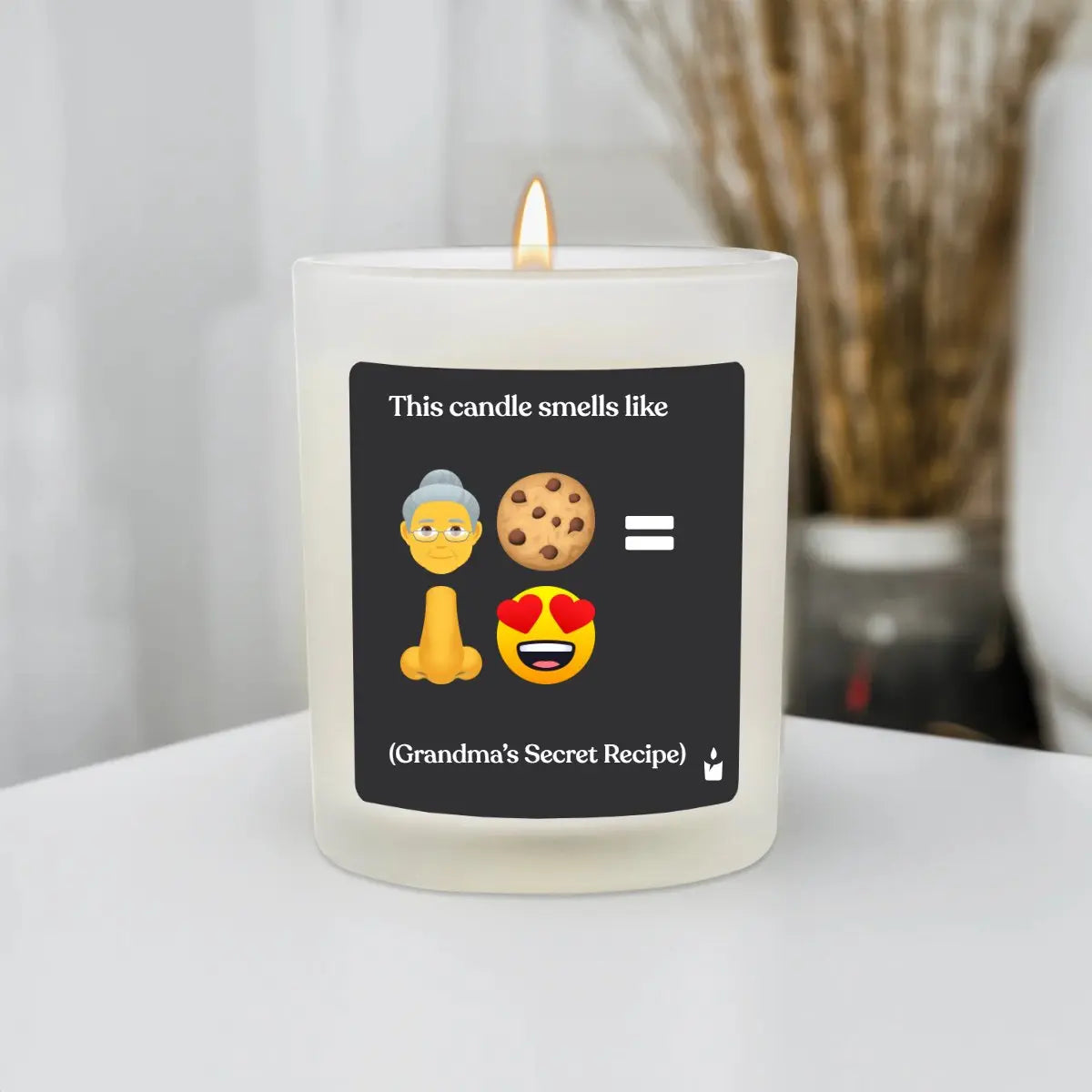 Duftkerze Weiss Woody Grandma's secret recipe von ChattyCandles