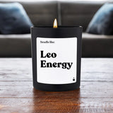 Duftkerze Schwarz Woody Smells like: Leo Energy von ChattyCandles