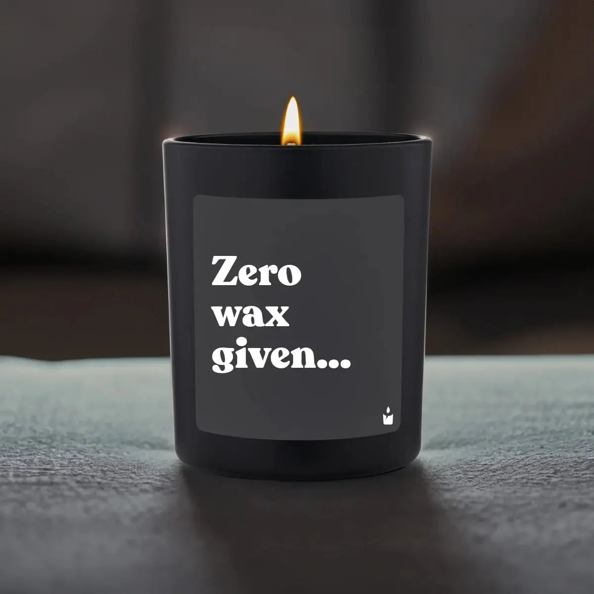 Duftkerze Schwarz Woody Zero wax given... von ChattyCandles