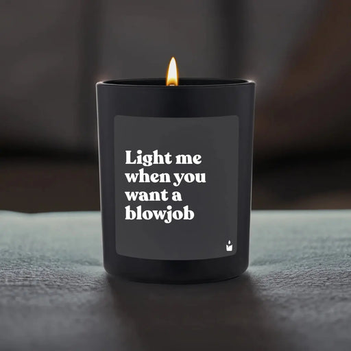 Duftkerze Flowery Light me when you want a blowjob von ChattyCandles