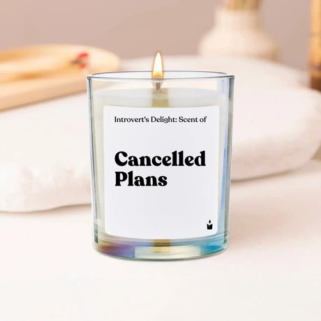 Duftkerze Rainbow Woody Introvert's Delight: Scent of Cancelled Plans von ChattyCandles